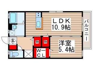 ガ－デンヒルズＡ棟の物件間取画像